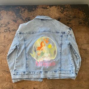 Little Mermaid Jean Jacket for young ladies size Mediumm